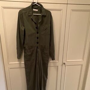 Lucky Brand Army Green Jumpsuit Size XS
